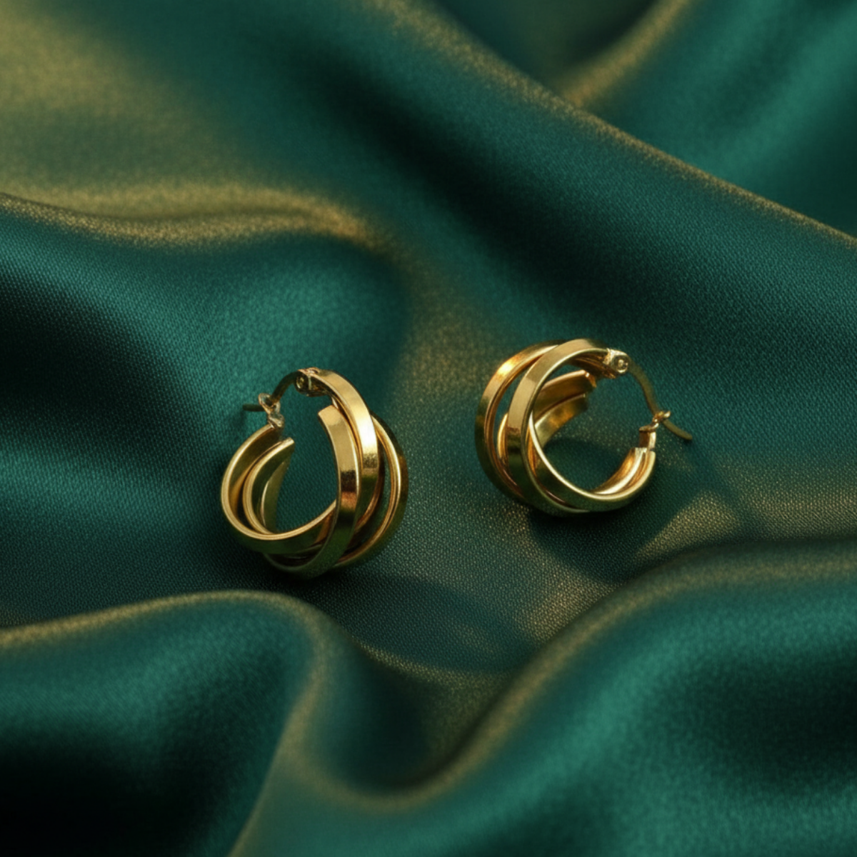 Gold Halka Küpe
