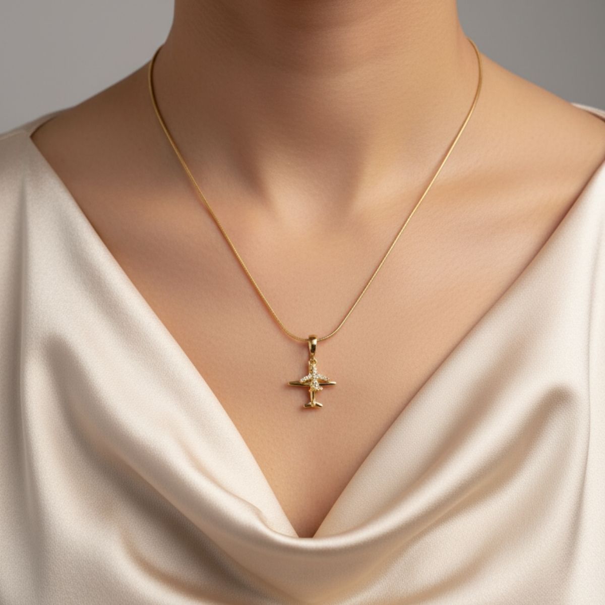 Taş İşlemeli Uçak