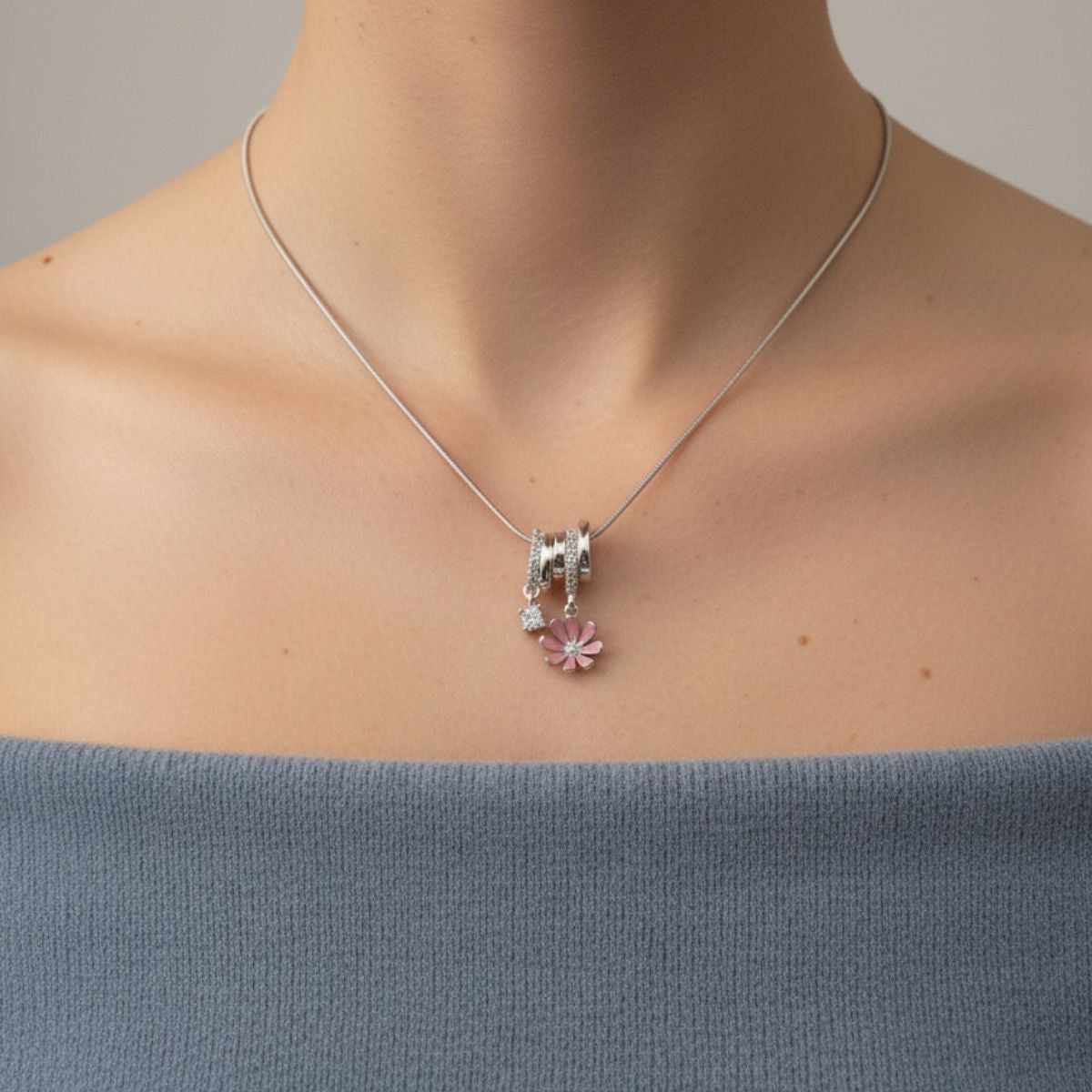 Kiraz Çiçeği Kolye